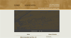 Desktop Screenshot of gibbs-lawfirm.com