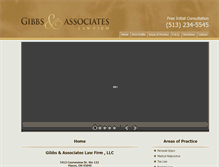 Tablet Screenshot of gibbs-lawfirm.com